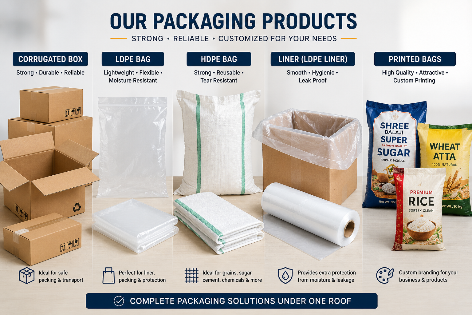 Custom packaging solutions and printed packaging products
